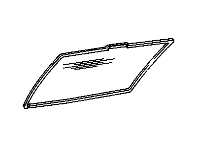 Chevy 15983915 Lift Gate Glass
