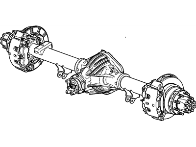 Chevy 23380397 AXLE,REAR(CODE AB4F,AB7R,ABFC)
