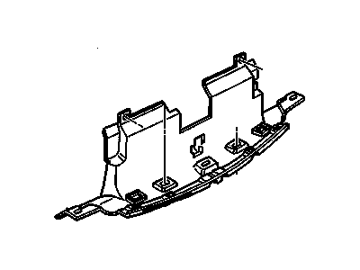 Oldsmobile 10282374 Lower Baffle