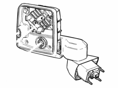 84915431 GM Mirror, Rear View Mirror - Inside & Outside Illustration 1 of 1