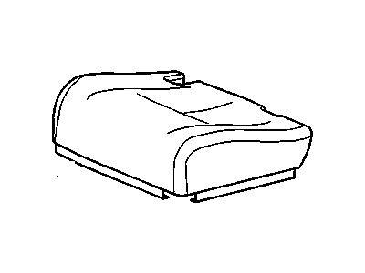 Cadillac 88976345 COVER,REAR SEAT CUSHION(PEWTER)