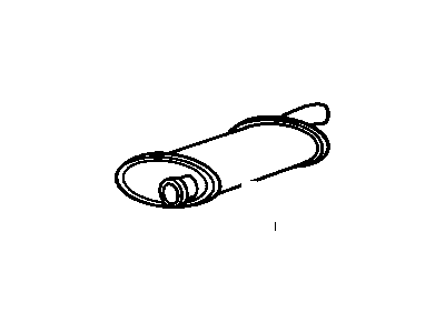 Oldsmobile Cutlass Ciera Muffler - 12520321