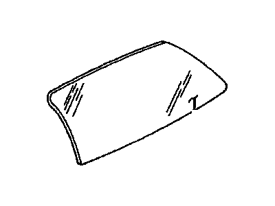 Chevy 10237677 Glass