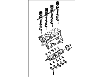 Chevy 93744119 Short Block