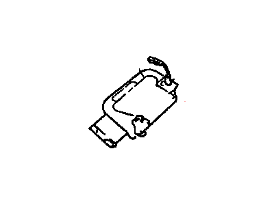 12373995 GM Visor, Driver Side Illustration 1 of 1