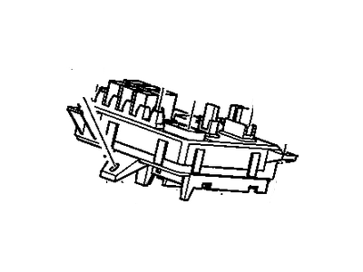 Buick 20757047 BLOCK,INSTRUMENT PANEL WIRING HARNESS JUNCTION(INCLUDES 2,5-8)