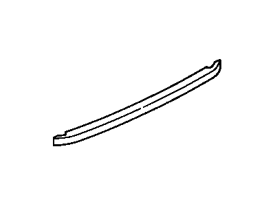 GM 20717443 Lower Trim Panel, Black 20717443 GM Lower Trim Panel, Black Illustration 1 of 1
