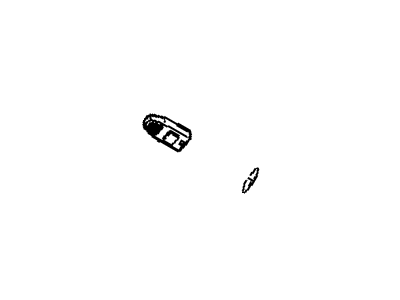 Cadillac 24437114 Lock Button