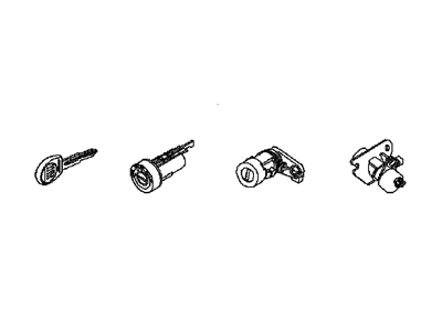 Chevy 96806561 LOCK KIT,COMPLETE VEHICLE(INCLUDES 2-5,12)(COMPLETE LOCK SET)(2.187)
