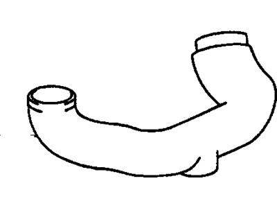 GM 94856893 Inlet Duct 94856893 GM Inlet Duct Illustration 1 of 1