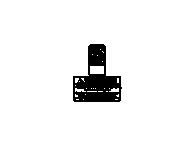 GM 96292057 Air Bag Label 96292057 GM Air Bag Label Illustration 1 of 1