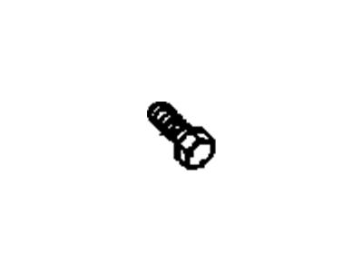 Chevy 96327158 BOLT,REAR COMPARTMENT LID LATCH(PART OF 3)(12.183)