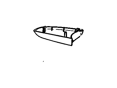 GM 19152770 Lower Cover, Passenger Side 19152770 GM Lower Cover, Passenger Side Illustration 1 of 1