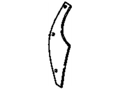 GM 94139002 Mud Guard 94139002 GM Mud Guard Illustration 1 of 1