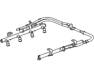 Chevy Corvette Fuel Rail - 12602070