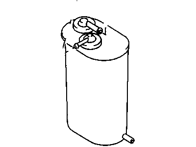 GM 30017908 Vapor Canister 30017908 GM Vapor Canister Illustration 1 of 1