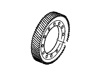 GM 55354670 Gear, Ring And Pinion, Front 55354670 GM Gear, Ring And Pinion, Front Illustration 1 of 1