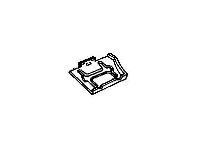 GM 10221064 Rear Panel, Front Inner Driver Side 10221064 GM Rear Panel, Front Inner Driver Side Illustration 1 of 1