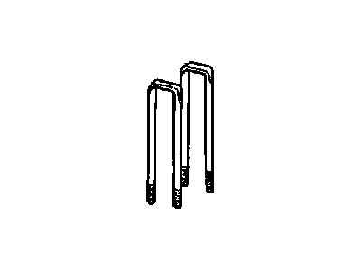 GM 11561076 Spacer, Steering Knuckle Upper Control Arm 11561076 GM Spacer, Steering Knuckle Upper Control Arm Illustration 1 of 1