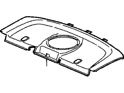 Chevy 10423562 Package Tray Trim