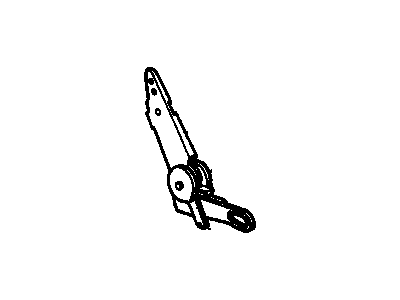 GM 16780380 Recline Adjuster, Front Passenger Side 16780380 GM Recline Adjuster, Front Passenger Side Illustration 1 of 1