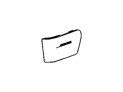 GM 15718950 Speaker Grille, Driver Side 15718950 GM Speaker Grille, Driver Side Illustration 1 of 1