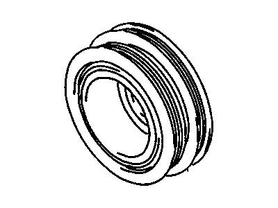 GMC K3500 Crankshaft Pulley - 14025185