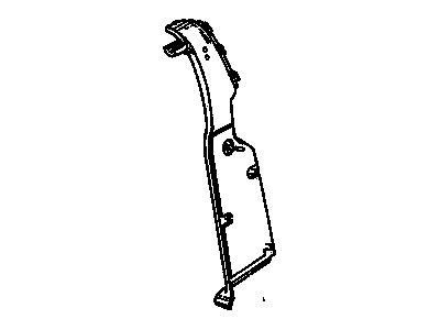 GM 15995400 Panel, Body Interior Trim, Rear 15995400 GM Panel, Body Interior Trim, Rear Illustration 1 of 1