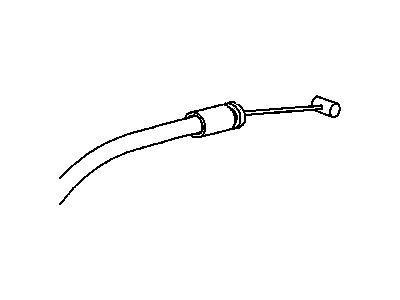 Saturn SC1 Fuel Door Release Cable - 21096339