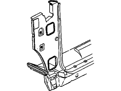 Chevy 15630183 PLATE,FRONT SEAT ANCHOR(PART OF 7)(16.715)