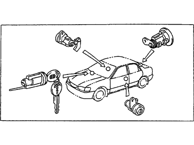 Chevy 94857513 Lock Set