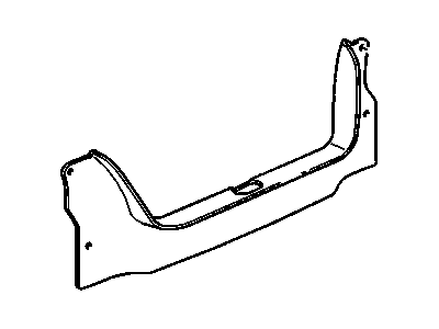 Oldsmobile 25737017 Sill Trim