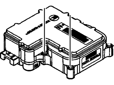 GMC Sierra 1500 HD ABS Control Module - 19300859