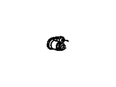 Chevy 15958253 RETAINER,INTERMEDIATE SIDE DOOR INSIDE HANDLE ROD(W/WINGED BEZEL)(16.341)