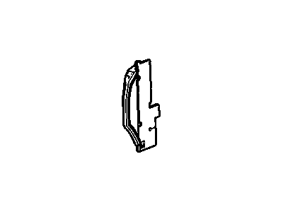 Chevy 23412943 INSULATOR,BODY HINGE PILLAR SOUND