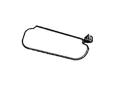 GMC 10376809 SUNSHADE,(INCLUDES 10,11)(SHALE)(VINYL)