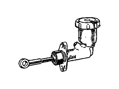 Chevy Corvette Clutch Master Cylinder - 10079820