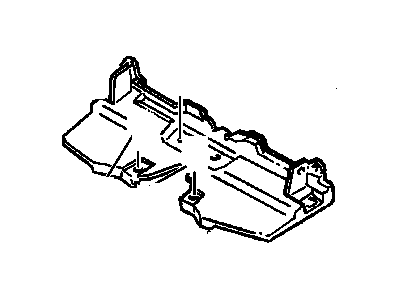 Chevy 10276127 Upper Deflector