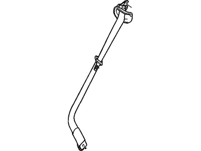 Chevy 12392909 Belt & Retractor