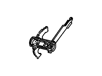 GM 16633510 Window Regulator, Front Passenger Side 16633510 GM Window Regulator, Front Passenger Side Illustration 1 of 1