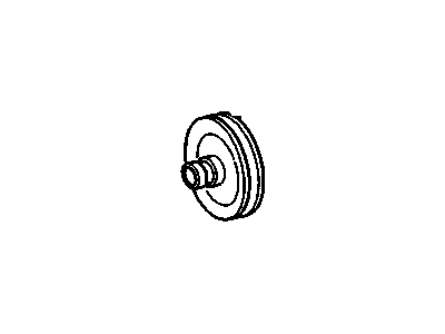 GM 14084343 Pulley 14084343 GM Pulley Illustration 1 of 1