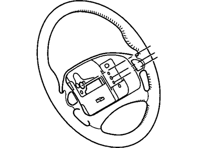 Pontiac Grand Prix Steering Wheel - 16825362