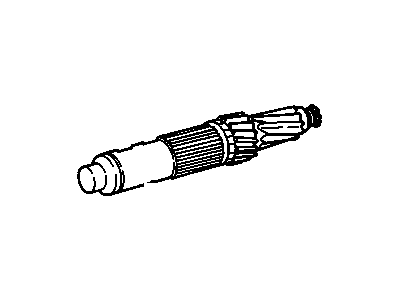 GM 12388206 Shaft, Countershaft 12388206 GM Shaft, Countershaft Illustration 1 of 1