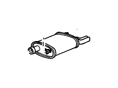 Chevy Beretta Muffler - 22576700
