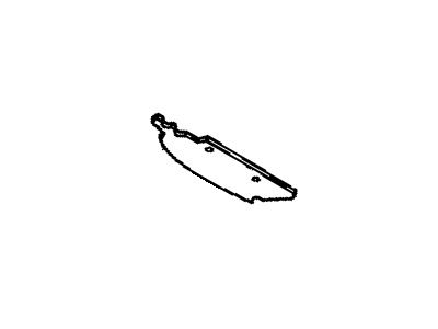 GM 22518638 Sound Absorber, Front Passenger Side 22518638 GM Sound Absorber, Front Passenger Side Illustration 1 of 1