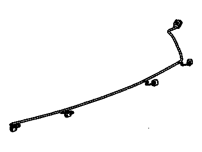 Cadillac 22989306 HARNESS,REAR OBJECT ALARM SENSOR WIRING(SEE GROUP 2 "SENSOR SYSTEM/FRONT & REAR OBJECT" FOR DETAILED ILLUSTRATED VIEW)(DOES NOT HAVE A CENTER CONNECT,HAS 2 ZIP TIES & 5 TAPE ON CLIPS)