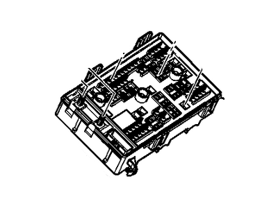 Chevy 84794653 BLOCK,ENGINE WIRING HARNESS JUNCTION(INCLUDES 3,4,10,11)