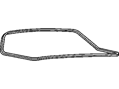 GM 10212939 Weatherstrip, Rear 10212939 GM Weatherstrip, Rear Illustration 1 of 1