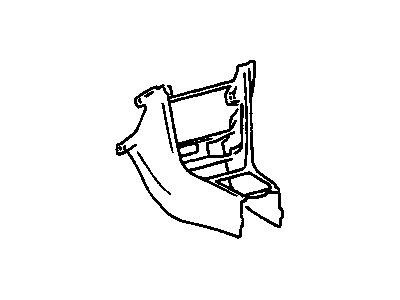 Chevy 16866614 Console Body