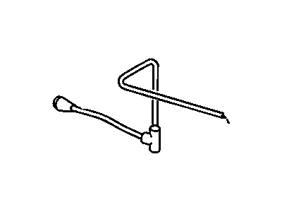 GM 22599485 Vacuum Hose 22599485 GM Vacuum Hose Illustration 1 of 1